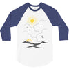 on the top (mountain) 3/4 Sleeve Shirt