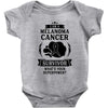 I am a Melanoma Cancer Survivor - What's Your Superpower? Baby Bodysuit