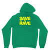 save the rave Unisex Hoodie
