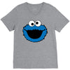 Cookie Monster Face V-Neck Tee