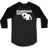 pump gym training bodybuilding workout keepfit weightlifting 3/4 Sleeve Shirt