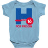 hillary for prison Baby Onesie