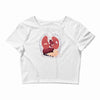 heart attack Crop Top