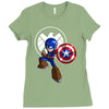 mega capt Ladies Fitted T-Shirt