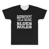 blues rules All Over Men's T-shirt