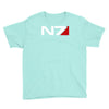 mass effect n7 logo Youth Tee