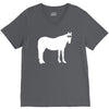 staring horse V-Neck Tee