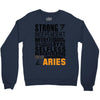 Strong Independent Motivated Aries Crewneck Sweatshirt