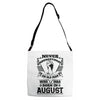 Never Underestimate Old Man Who Was Born August Adjustable Strap Totes