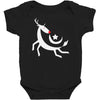 flying rudolph Baby Bodysuit