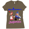 Sherlock Gnomes Ladies Fitted T-Shirt