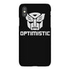 be optimistic transformers   robot optimus prime movie autobots show t iPhoneX Case