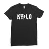 back in black Ladies Fitted T-Shirt
