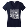 Vietnam Veteran Daughter Women's V-Neck T-Shirt