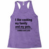 i like cooking Racerback Tank
