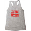 yippee ki yay mister falcon Racerback Tank