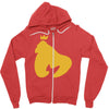 king gorilla Zipper Hoodie