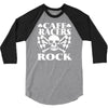 biker t shirt cafe racers ton up boys rockers greasers rock 3/4 Sleeve Shirt