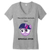 twilight has special eyes Women's V-Neck T-Shirt
