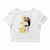 ask me about my feminist agenda frida kahlo Crop Top