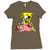 zombie spongebob Ladies Fitted T-Shirt