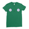 Mooncake Face Ladies Fitted T-Shirt