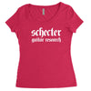 schecter new Women's Triblend Scoop T-shirt