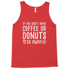 coffee or donuts Tank Top