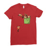 pocket red pandas Ladies Fitted T-Shirt