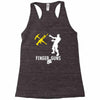 finger guns batle royal gaming Racerback Tank