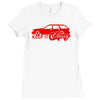 mercedes benz keep it Ladies Fitted T-Shirt
