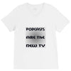 podcasts are the new tv V-Neck Tee