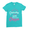 Celebrating With The 70th Birthday Queen Ladies Fitted T-Shirt