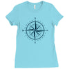 compass sun Ladies Fitted T-Shirt