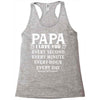 I Love you Papa Racerback Tank