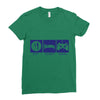eat,sleep,game Ladies Fitted T-Shirt