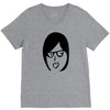crazy girl V-Neck Tee