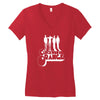 clockwork Women's V-Neck T-Shirt