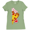 pizza slut Ladies Fitted T-Shirt
