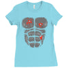 gunshot gorilla chest tee Ladies Fitted T-Shirt