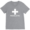 paraletic funny printed green top drinking booze party drunk V-Neck Tee