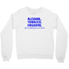 funny t shirt alcohol tobacco firearms who's bringing the chips tee Crewneck Sweatshirt