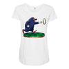 niffler the hedgehog Maternity Scoop Neck T-shirt