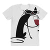 cat and wine All Over Women's T-shirt