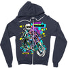 pop biker Zipper Hoodie