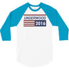 underwood 2016 flag house of cards 3/4 Sleeve Shirt