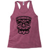 tiki mask hawaiian Racerback Tank