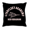 exclusive red squadron Throw Pillow