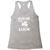 hug me for luck Racerback Tank