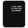 i just want to leave and go camping Mousepad